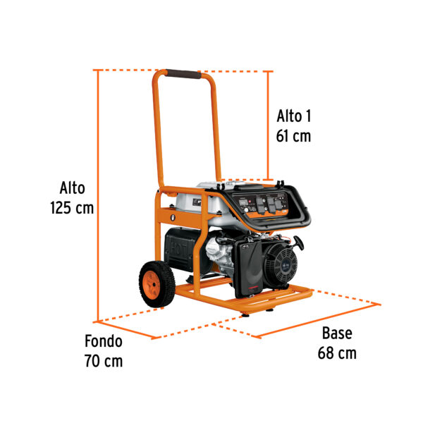 Generador Portátil 8 kW Motor a Gasolina – TRUPER